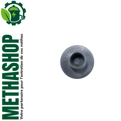 Cache PE-LD gris - Ø30mm | Ép. 9,7mm