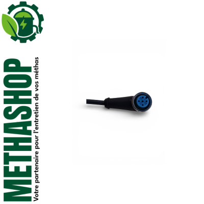connecteur cordon alimentation M12 femelle 2095767 5m étanche
