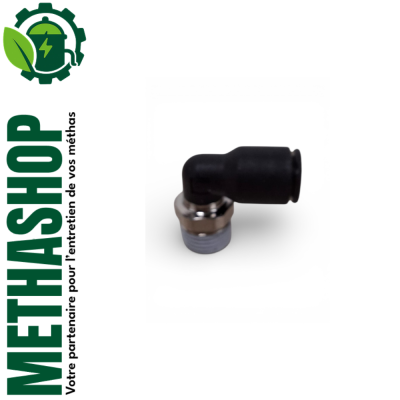 Raccord pneumatique équerre 90° D8 1/4" – 3109 08 13 | Methashop