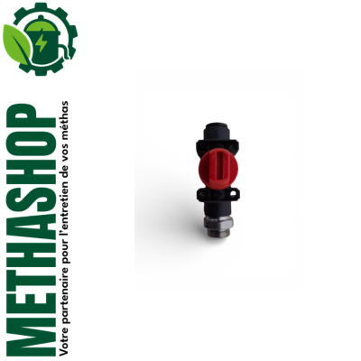 mini robinet pneumatique 6-8 male 1-4 avec purge 7914 08 13